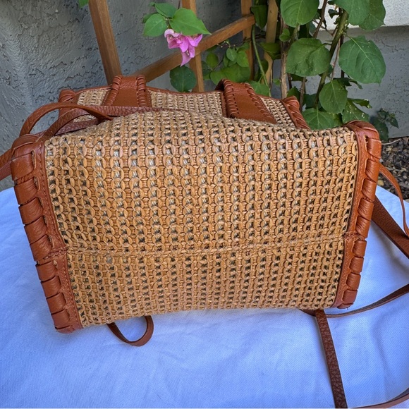 SALE Chloé Mony Small Raffia Tote Crossbody - Picture 12 of 16